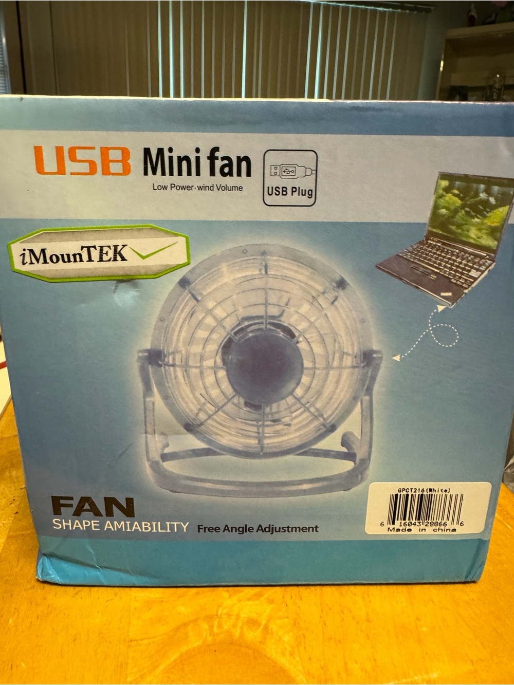 USB Mini Fan — Portable Desk Fan